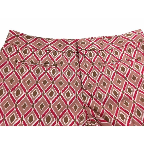 Gap Women's Size 00 Shorts Cotton Tribal Aztec Print Pink/Brown 3.5” Inseam - Picture 3 of 7